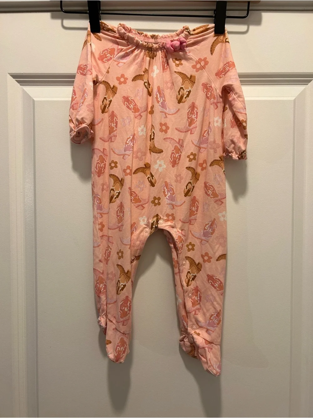 Mudpie Cowgirl Baby Sleeper Sz 3-6 months